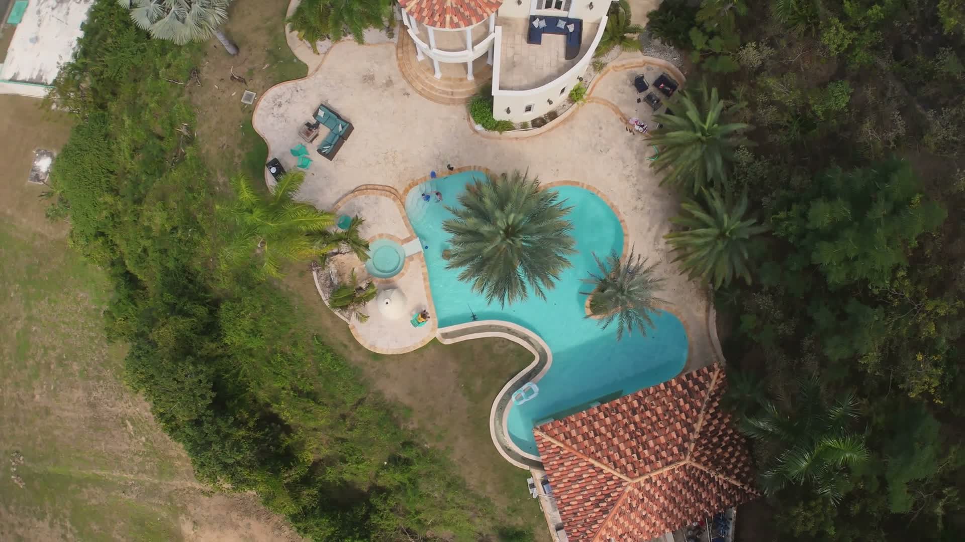 Oasis Monte Y Mar luxury pool venue at night